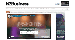 Desktop Screenshot of nzbusiness.co.nz